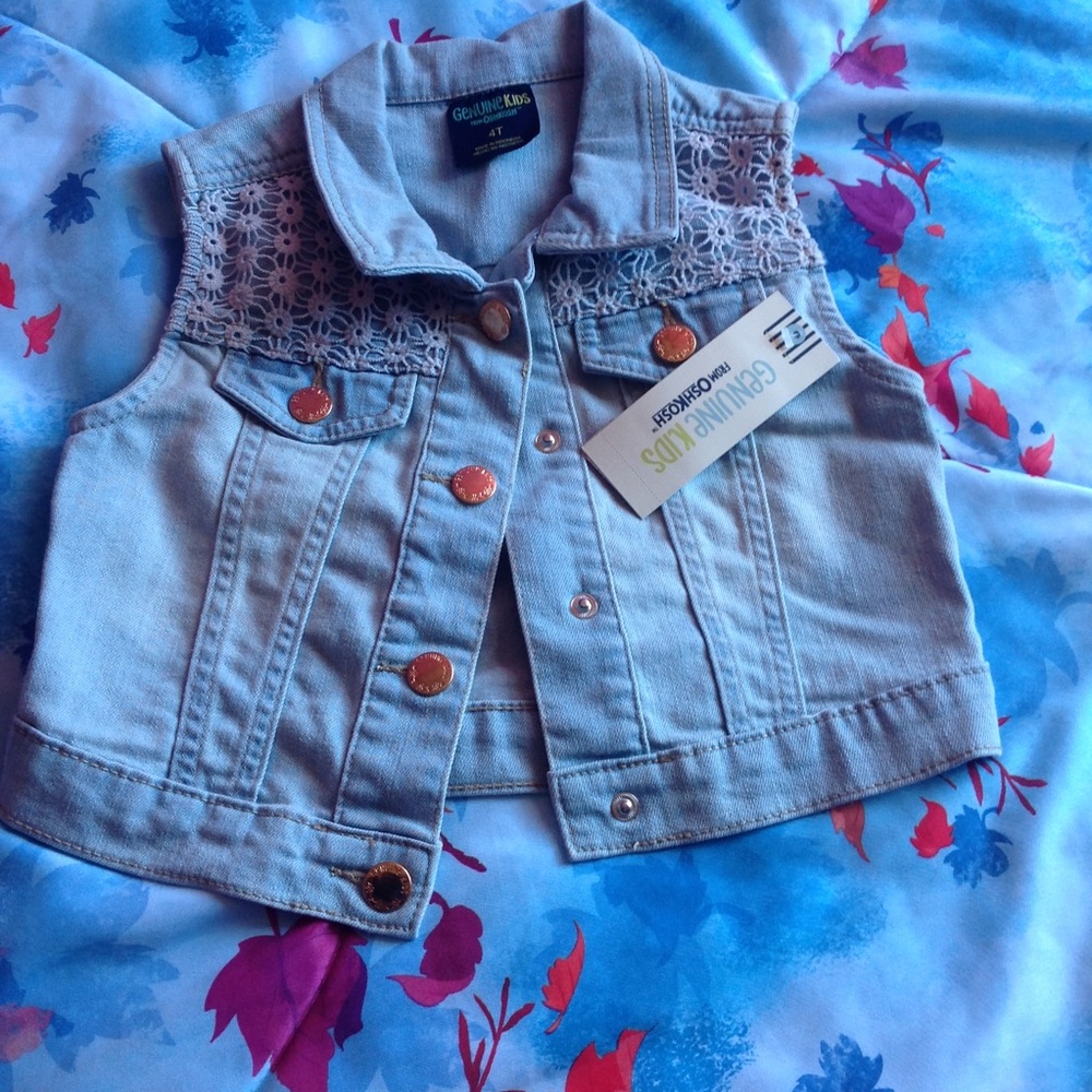 Toddles jean vest